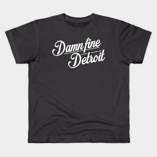 Damn Fine Detroit Kids T-Shirt